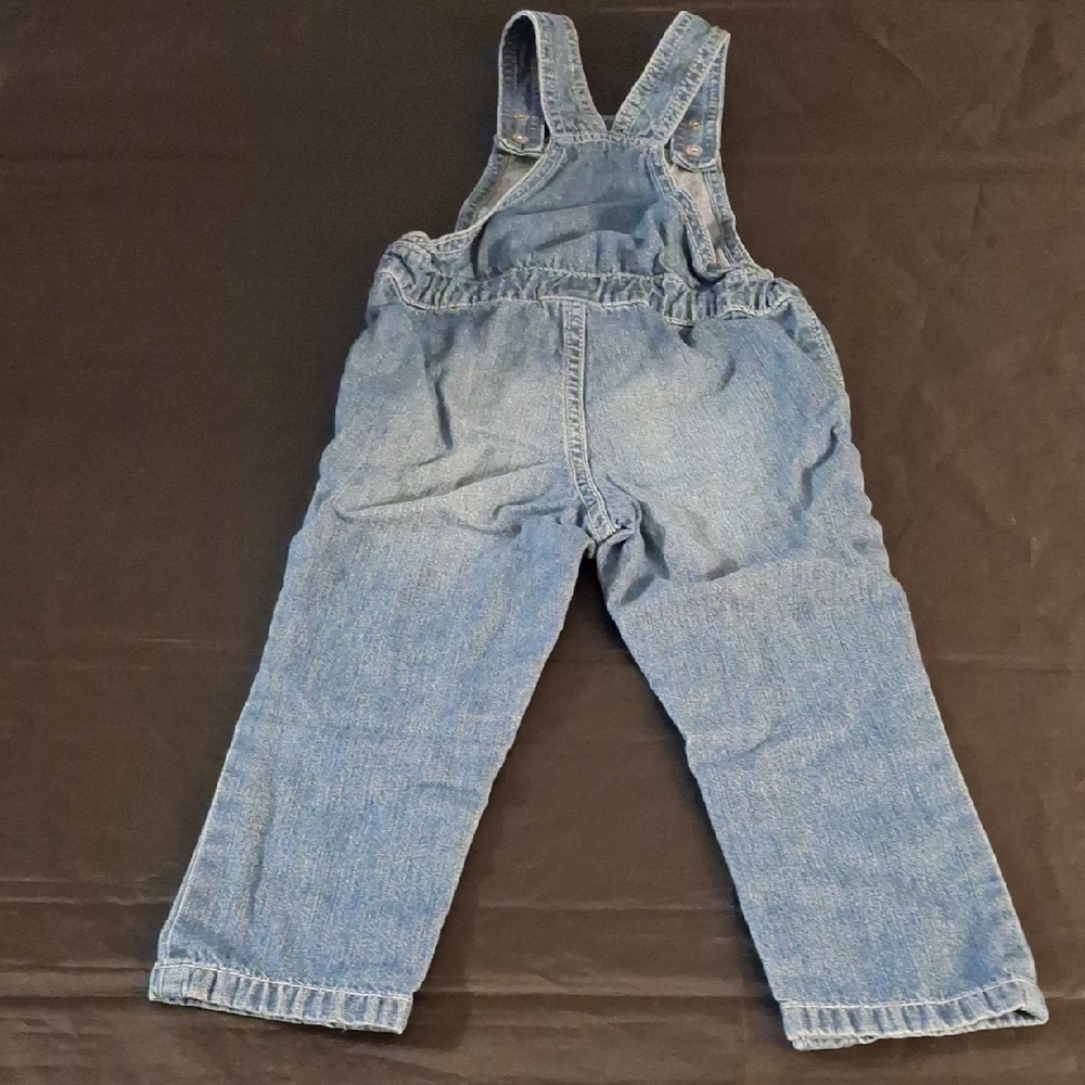 Kids Blue Denim Overalls - Picture 2 of 3
